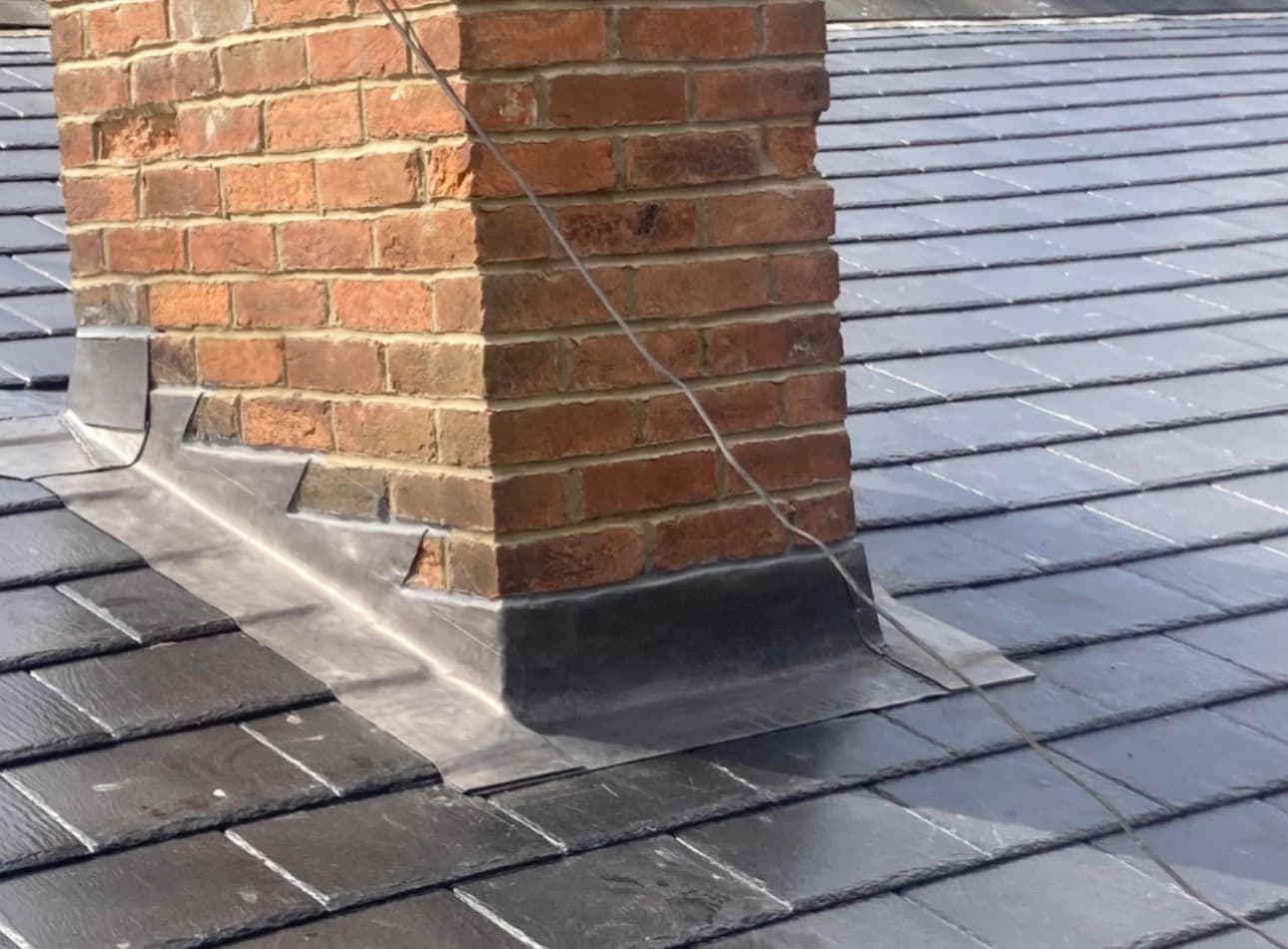 Chimney Leadwork Replacement and Repointing in Reading, Berkshire in Berkshire