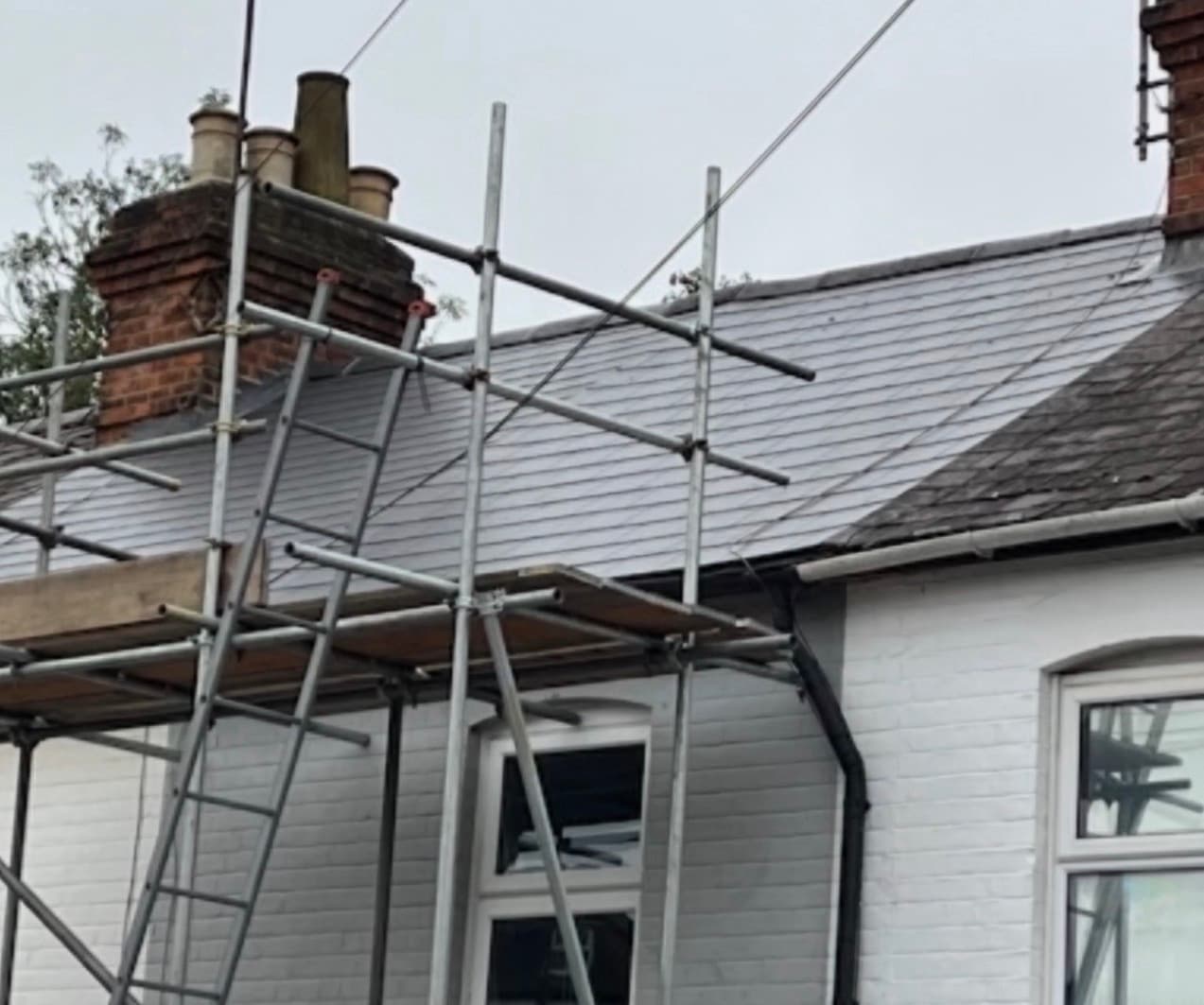 Natural Spanish Slate Roof Replacement in Reading, Berkshire in Berkshire